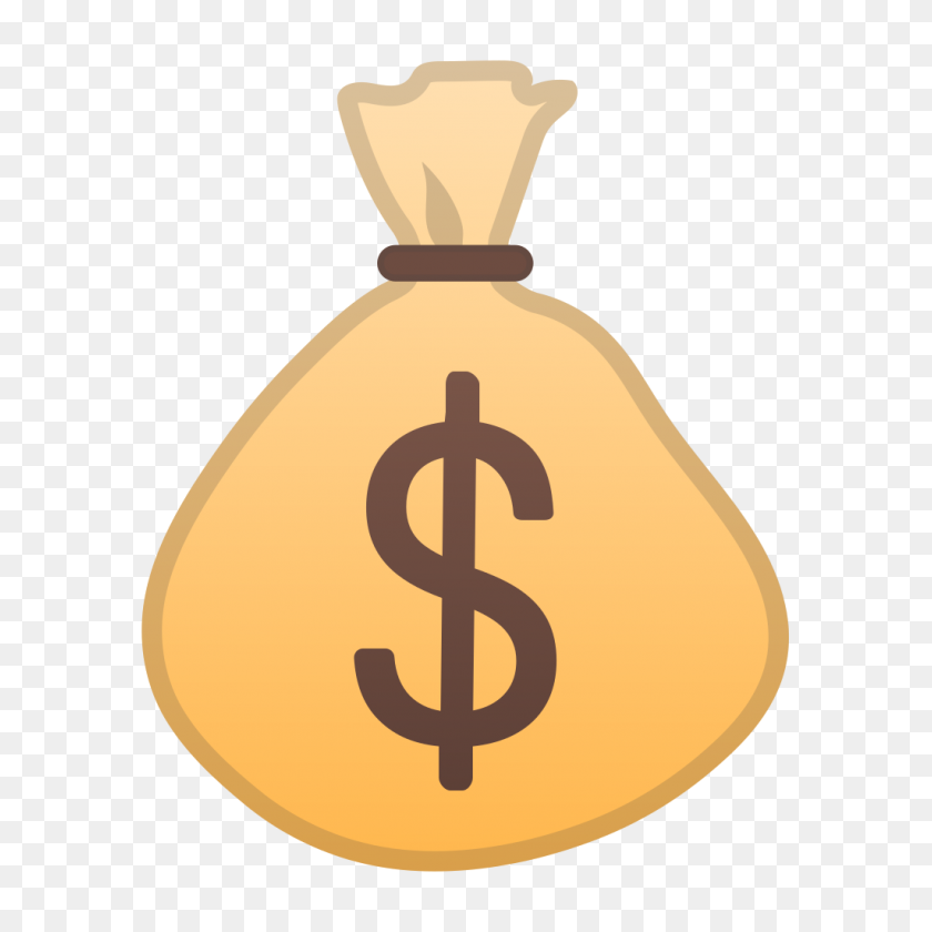 1024x1024 Money Bag Icon Noto Emoji Objects Iconset Google - Money Bag PNG