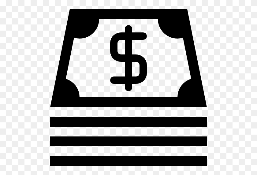 512x512 Money Bills Stack - Money Stack PNG