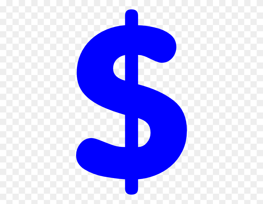 354x593 Money Clipart Blue - Dollar Bill Clip Art