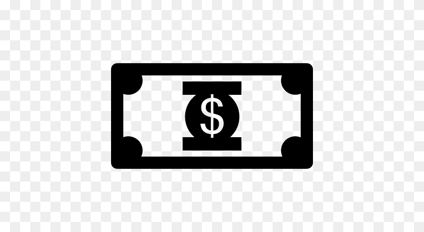 400x400 Деньги Долларовая Банкнота Бесплатные Векторы, Логотипы, Значки И Фотографии Для Загрузки - Долларовая Банкнота Клипарт Черно-Белые