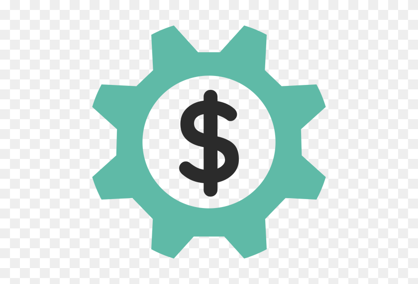 512x512 Money Gear Icon - Gear Icon PNG