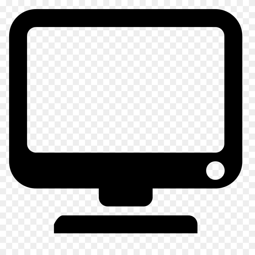 1600x1600 Monitor Icon - Screen PNG