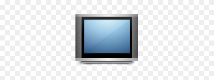 256x256 Monitor, Screen, Tv Icon - Flat Screen Tv PNG
