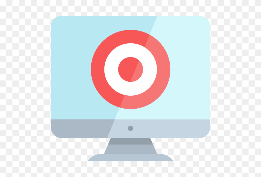 512x512 Monitor Target Png Icon - Target PNG Logo