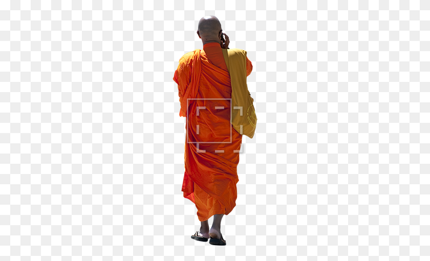 450x450 Monk On Cell Phone - Monk PNG