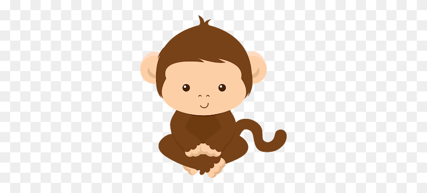 288x320 Monkey Baby Shower Clipart Free Clipart - Shower Head Clipart