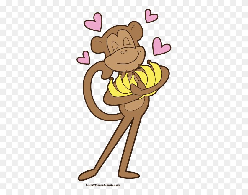 322x599 Monkey Clip Art - Hey Diddle Diddle Clipart