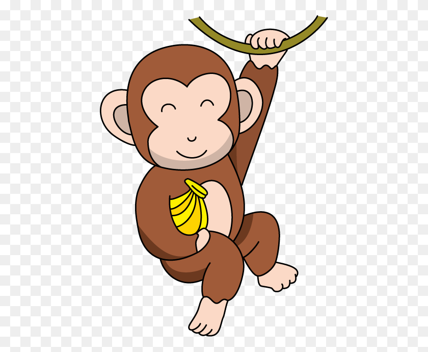 448x630 Monkey Clipart Monkey Animal Clip Art Monkey Photo - Hanging Monkey Clipart