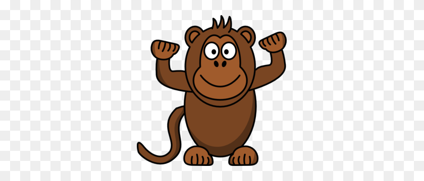 297x300 Monkey Clipart Png Collection - Circus Monkey Clipart