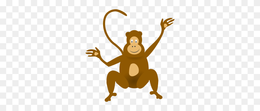 288x300 Monkey Clipart Png For Web - Ape PNG