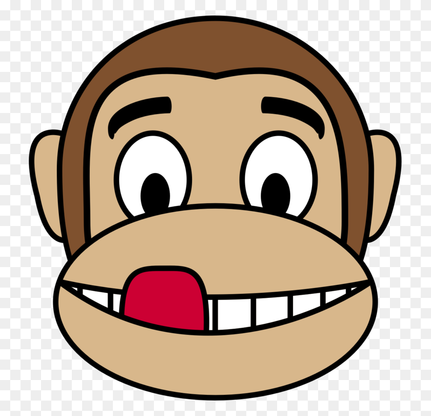 727x750 Monkey Computer Icons Emoji Gorilla Ape - Gorilla Clipart PNG