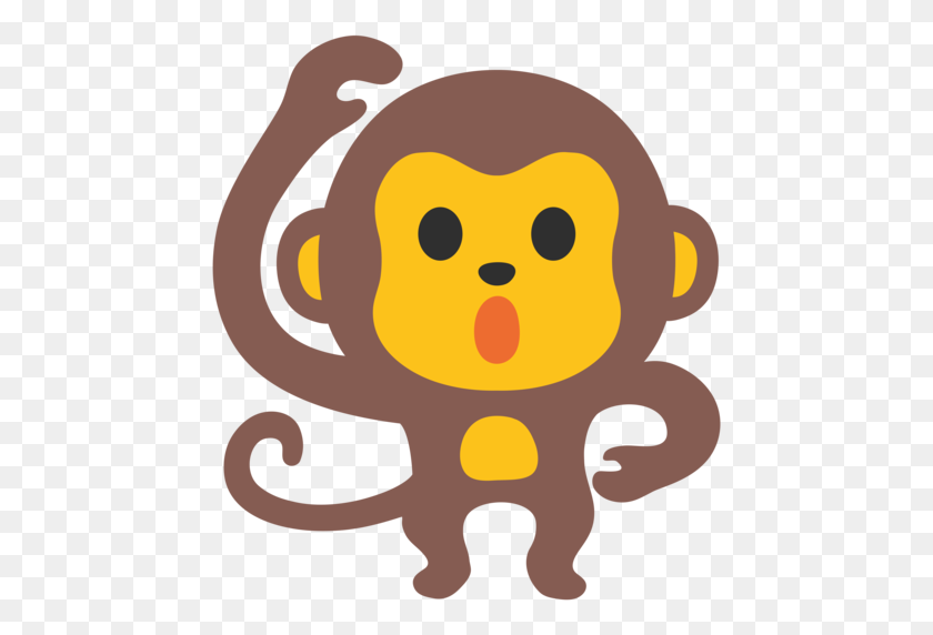 512x512 Обезьяна Emoji - Обезьяна Emoji Png