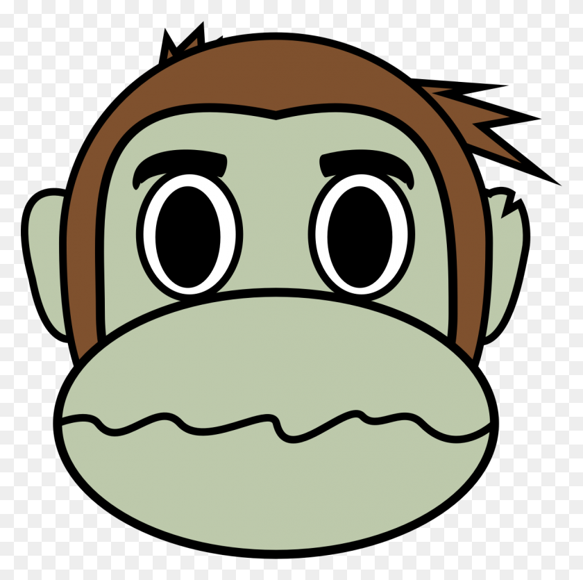 1160x1154 Monkey Emoji Clipart - Monkey Face Clipart