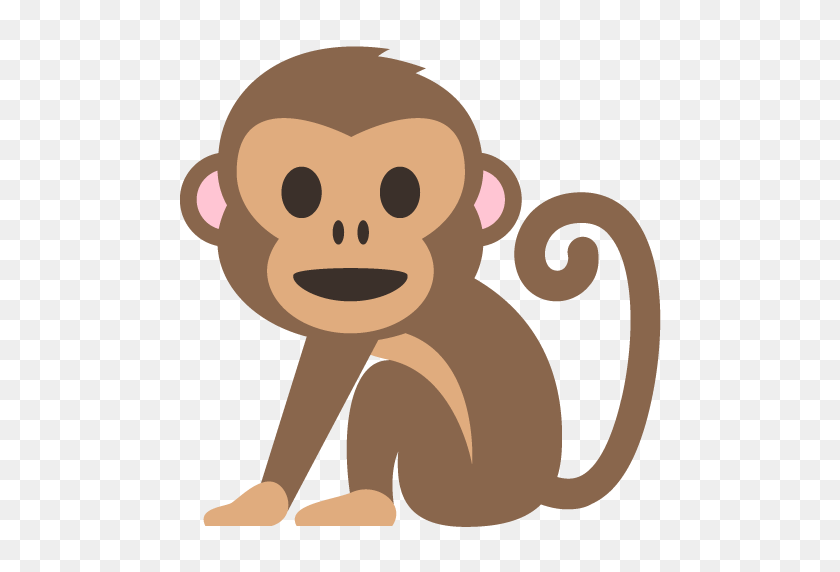 512x512 Monkey Emoji Vector Icon Free Download Vector Logos Art Graphics - Monkey PNG