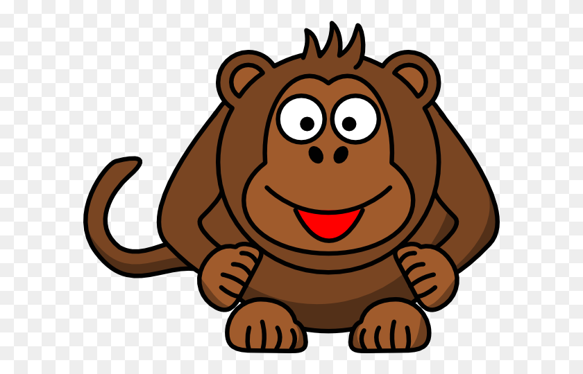 600x480 Monkey Laughing Clip Art - Laughing PNG
