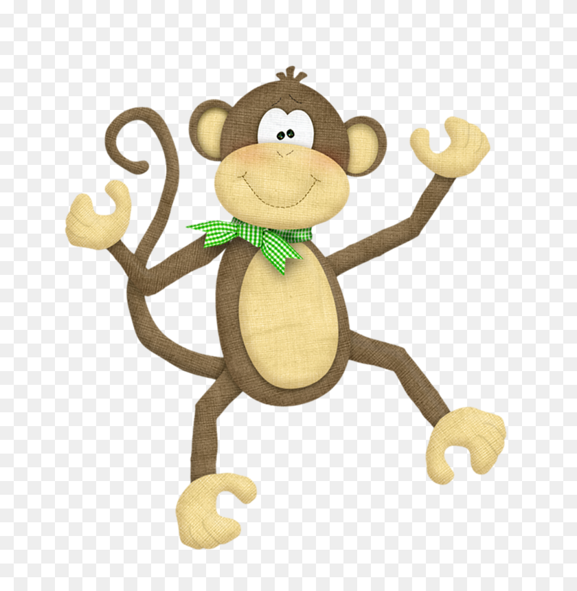 765x800 Monkey Monkey, Quilling De Papel Y Quilling - Monkey Banana Clipart