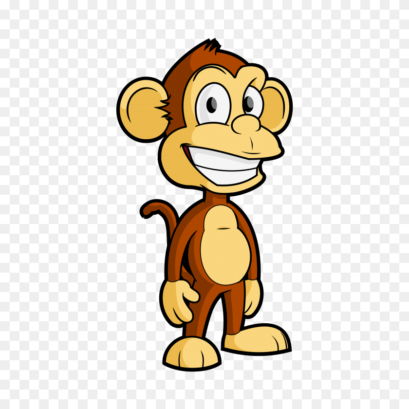 3000x3000 Monkey Pictures Cartoons Desktop Backgrounds - Flying Monkey Clip Art