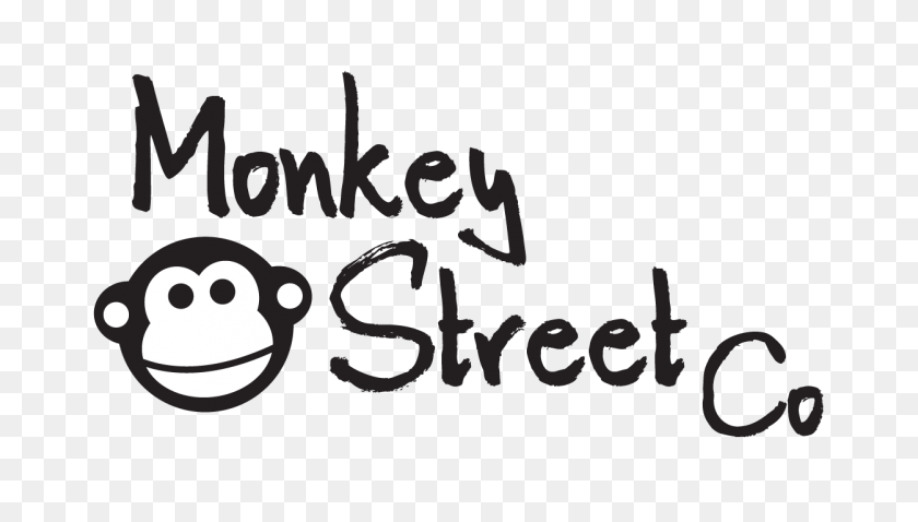 1251x672 Monkey Street Co Web - Black And White Clipart Monkey