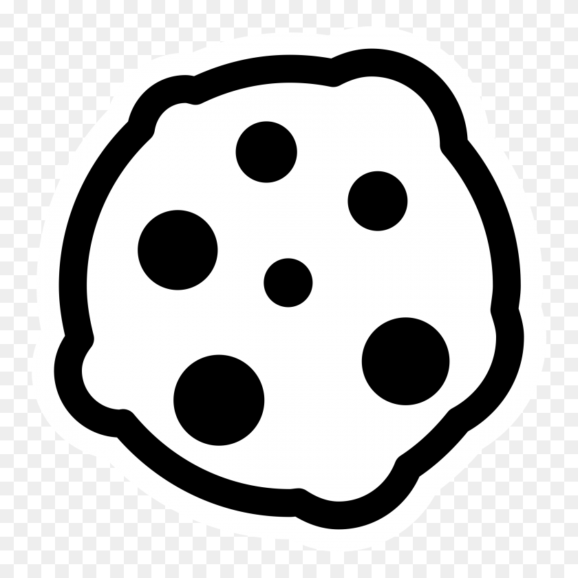 2400x2400 Mono Cookie Icons Png - Cookie PNG