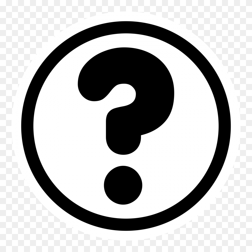 2400x2400 Mono Gnome Question Icons Png - Question PNG