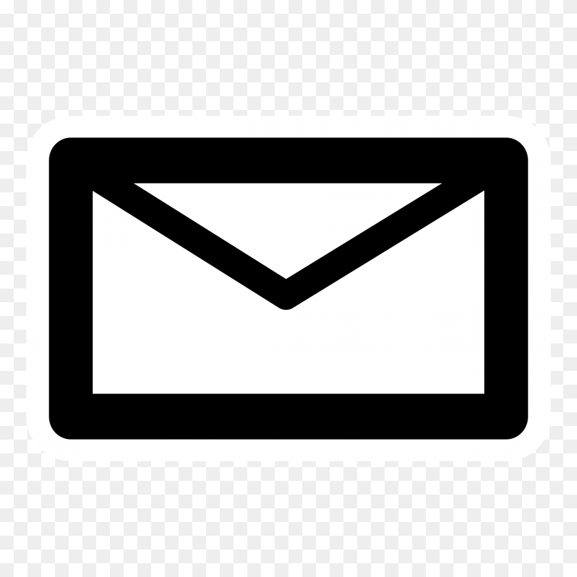 2400x2400 Mono Mail Icons Png - Mail PNG