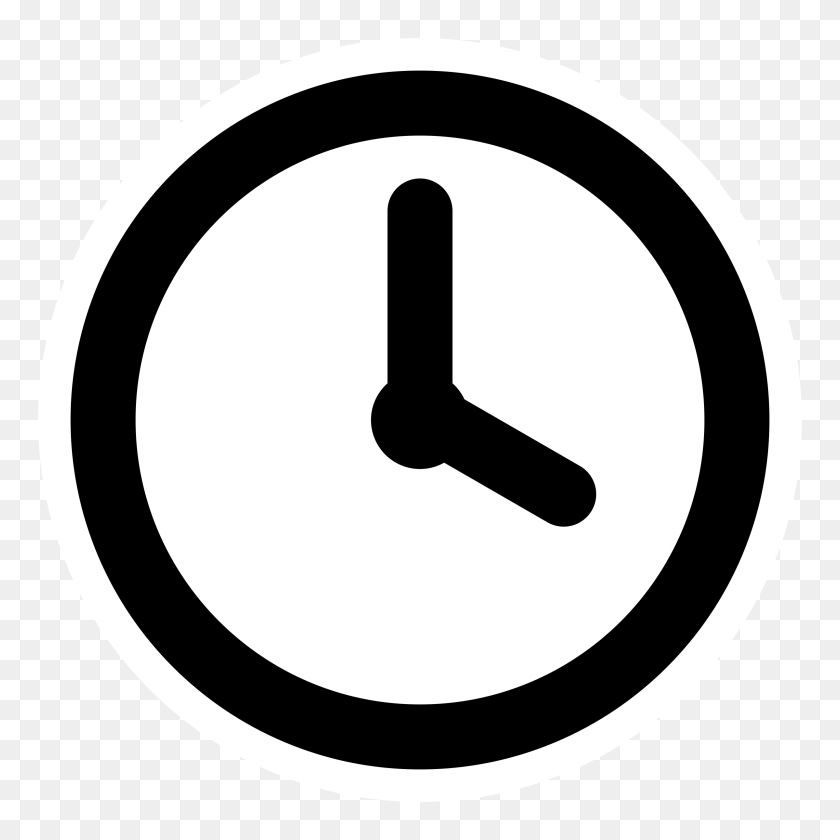 2400x2400 Mono Player Time Icons Png - Time Icon PNG