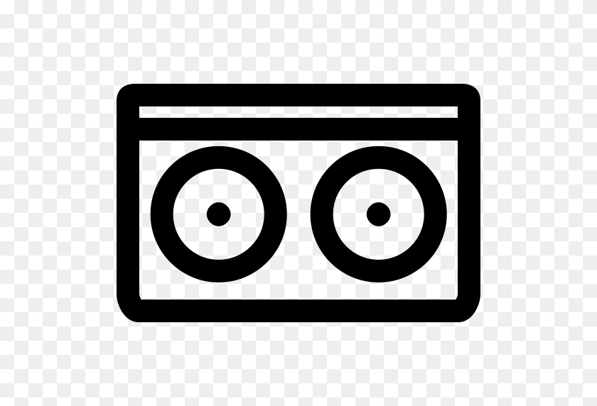 512x512 Monocolor Boombox Png Icons And Graphics - Boombox PNG