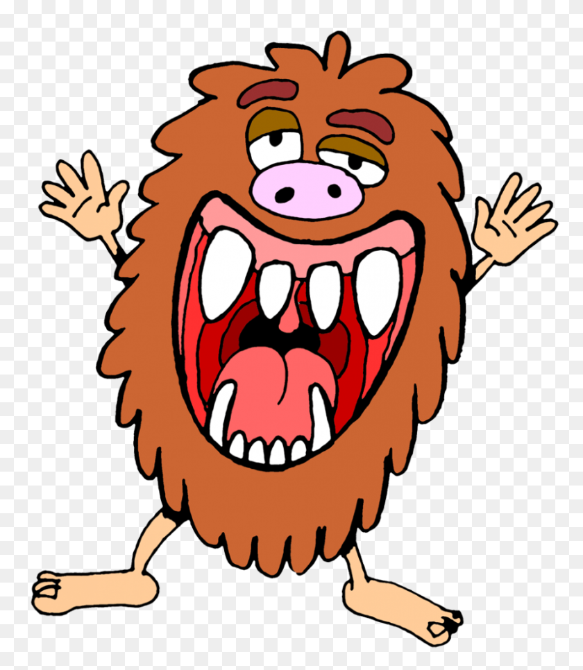 881x1024 Monster Clipart - Monster Mouth Clipart