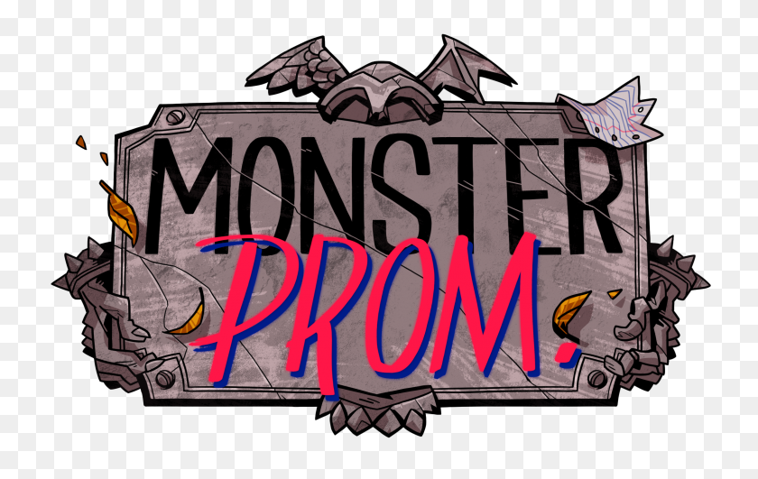 2395x1448 Monster Prom The Mix - Логотип Монстра Png