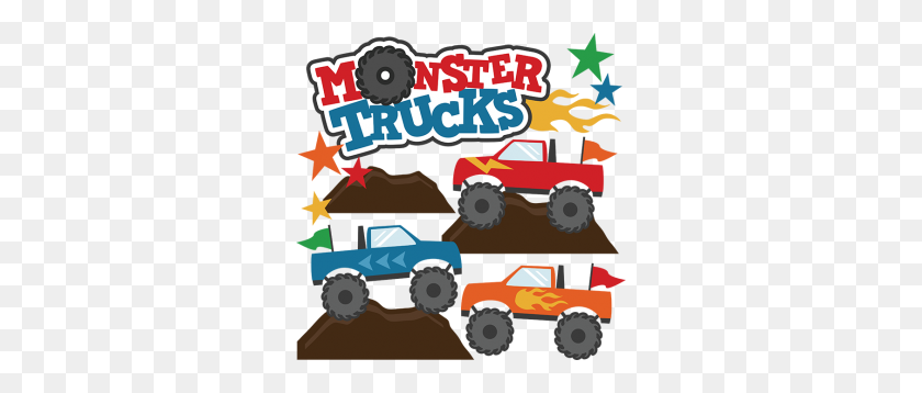 300x298 Monster Trucks Scrapbook Collections Monster Trucks - Monster Truck Clip Art