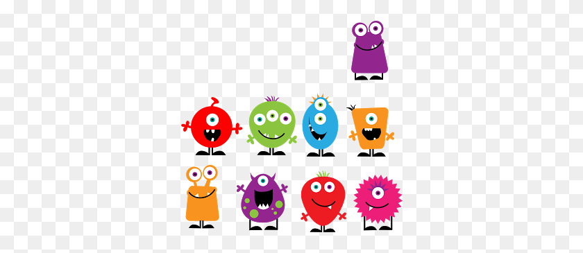 320x305 Monster Unit Posted To Tpt Monster Madness Monster - Cute Monster Clipart