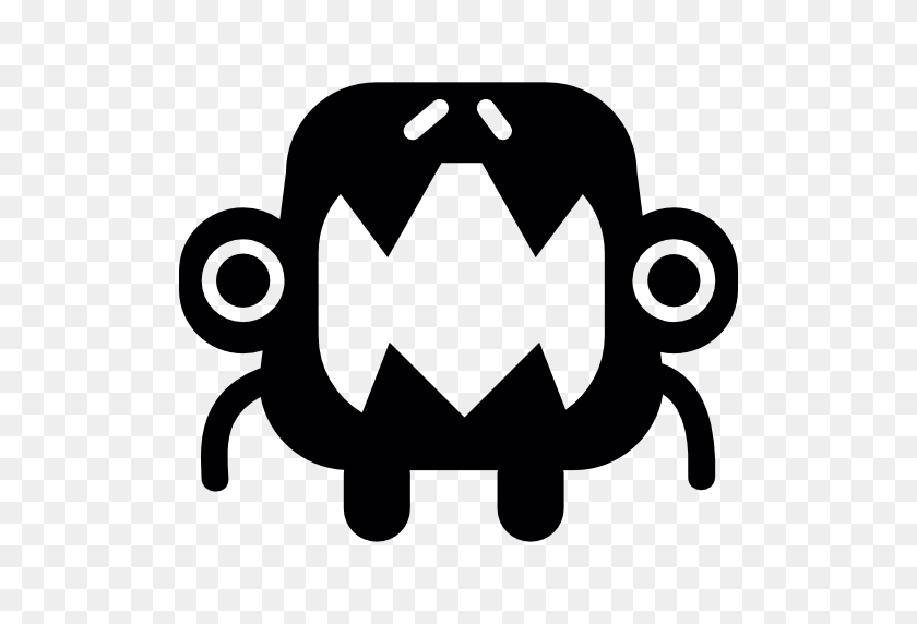 512x512 Monster With Big Mouth - Monster Mouth PNG