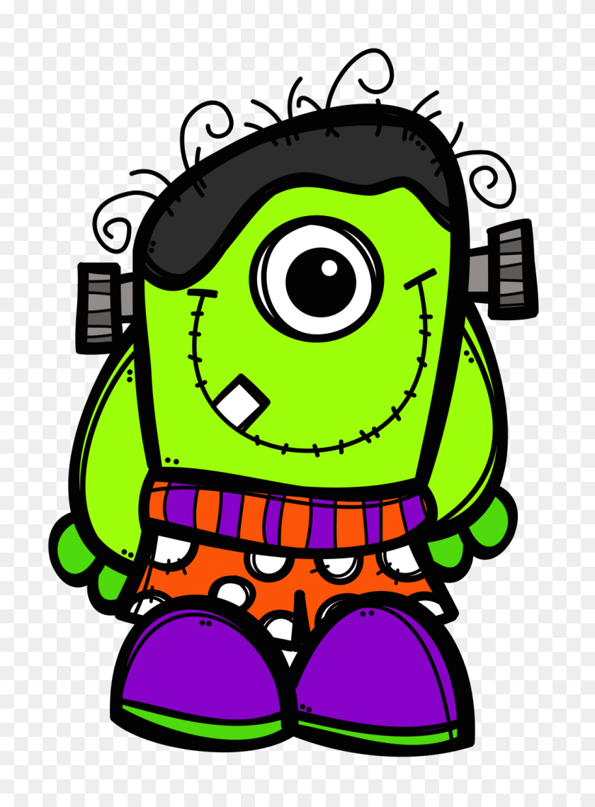 1077x1491 Monstruos Monster Little - Scary Eyes Clipart