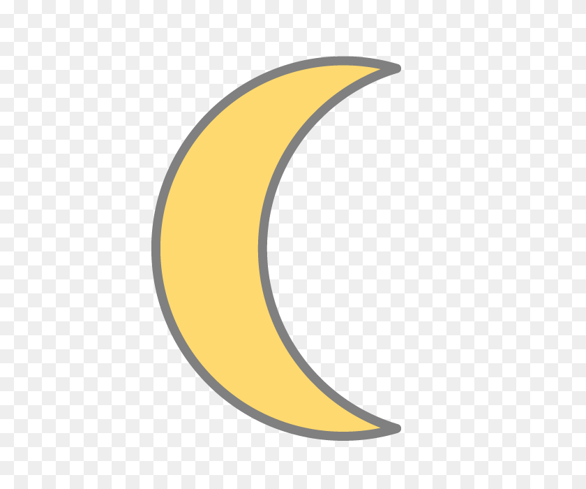 640x640 Month Crescent Moon Free Icon Free Clip Art Illustration - Mortgage Clipart
