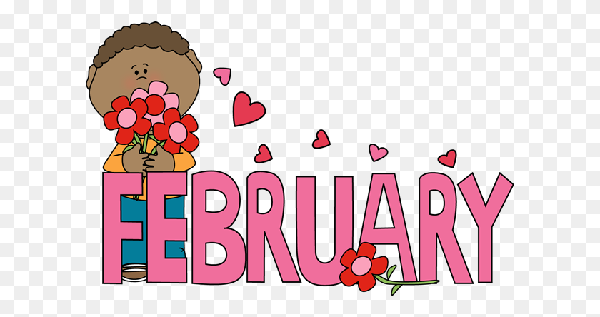600x384 Month Of February Valentine's Day Month Clip Art - September 2017 Clipart