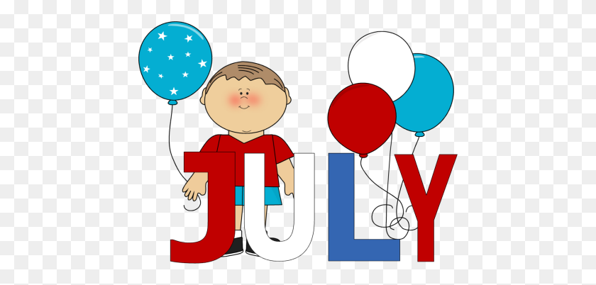 450x342 Month Of July Clip Art - August Birthday Clipart