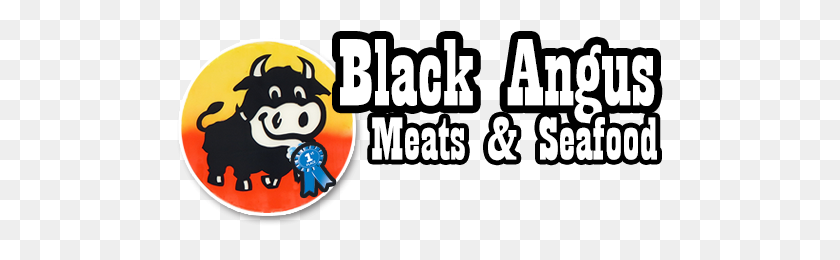 489x200 Monthly Specials - Angus Cow Clipart