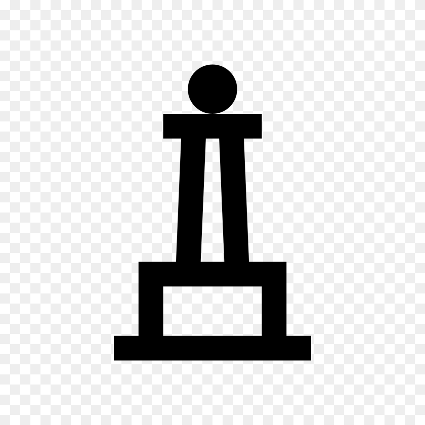 1600x1600 Иконка Памятник - Статуя Свободы, Черно-Белый Клипарт