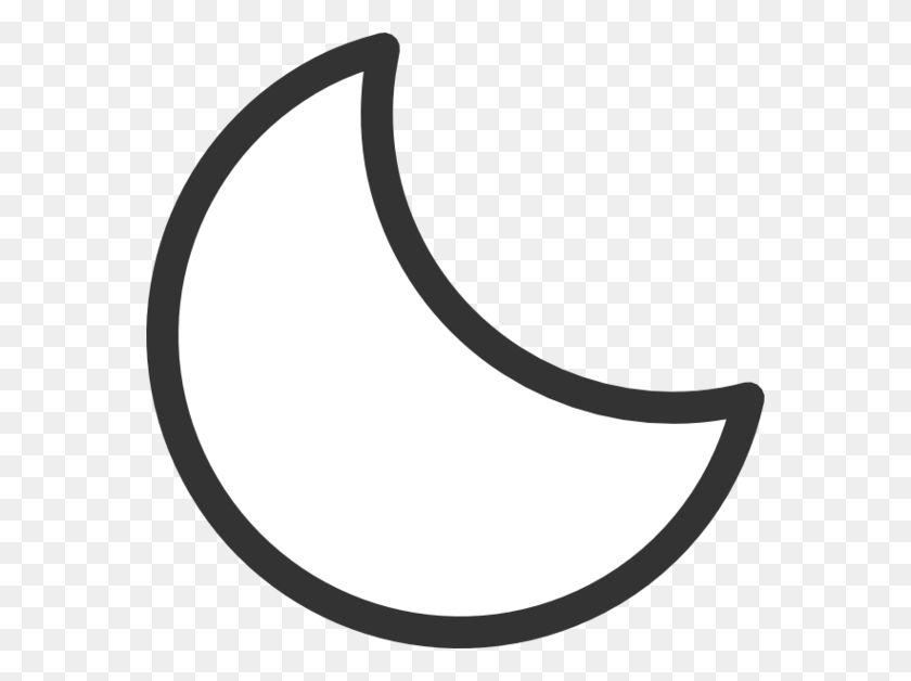 570x568 Черно-Белое Изображение Луны - Посадка На Луну Клипарт