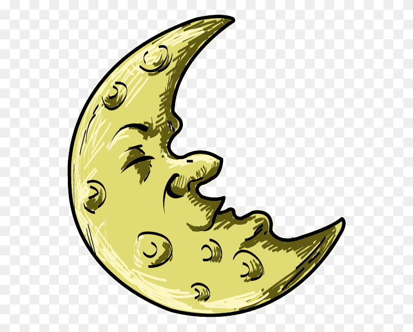 566x616 Moon Clipart Science - Science Project Clipart