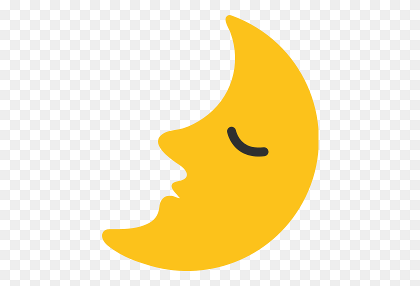 512x512 Moon Emoji Clipart Clip Art Images - Facebook Emojis PNG