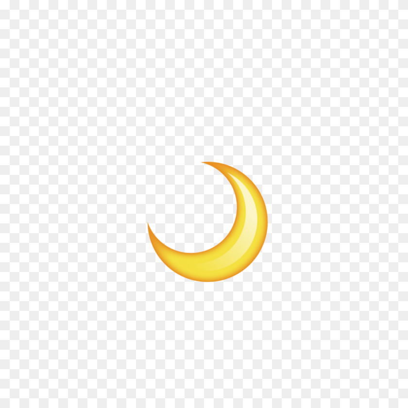 2289x2289 Moon Emoji Emojis Yellow Tumblr Photography Aesthetic - Moon Emoji PNG