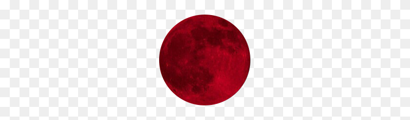 187x187 Moon Sticker Blood Bloodmoon Eclipse Star Stars Space - Red Moon PNG