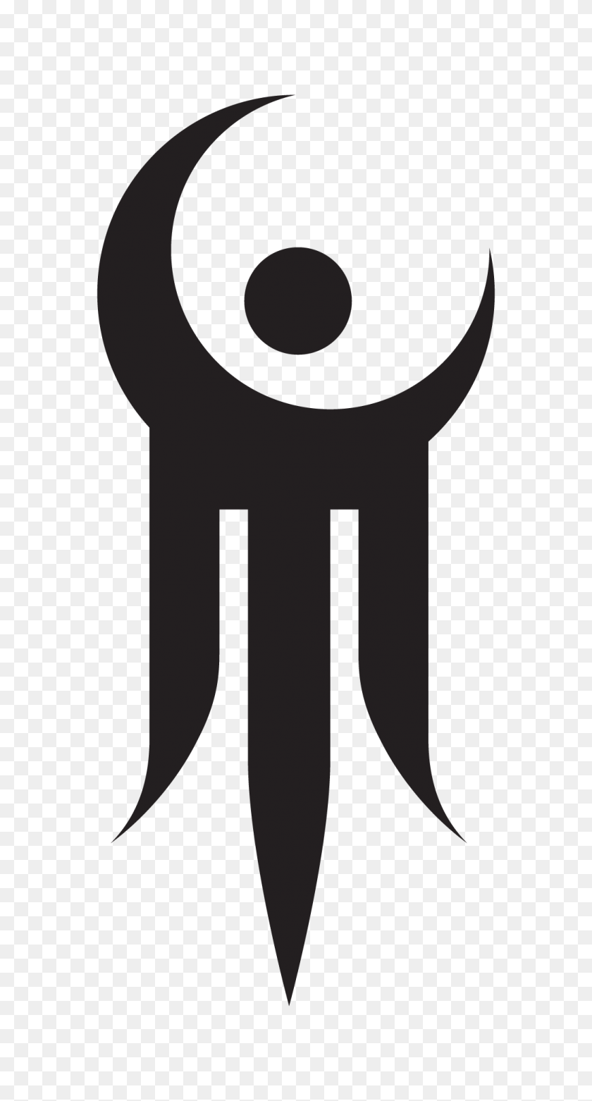1038x2000 Moonspell Trident Symbolism - Trident PNG