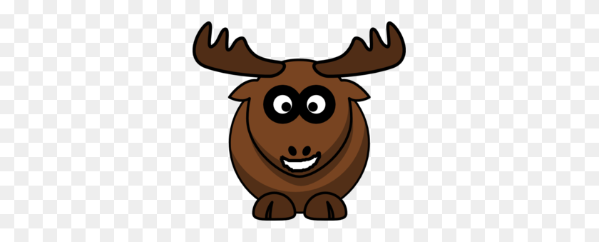 299x279 Moose Clipart - Moose Silhouette PNG