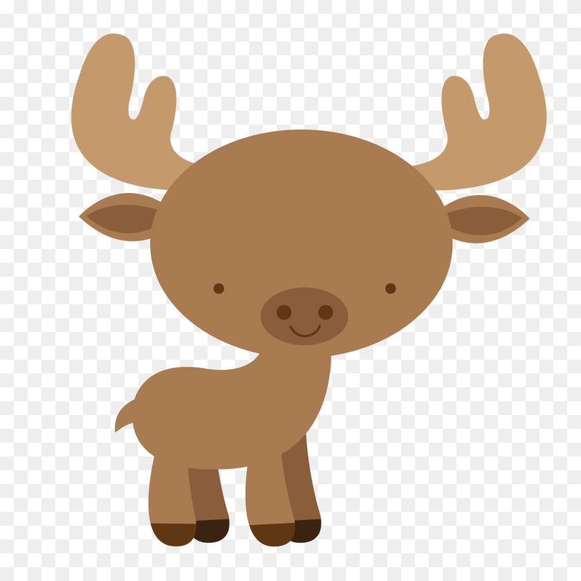 1500x1500 Moose Clipart Elk, Moose Elk Transparent Free For Download - Moose Head Clipart