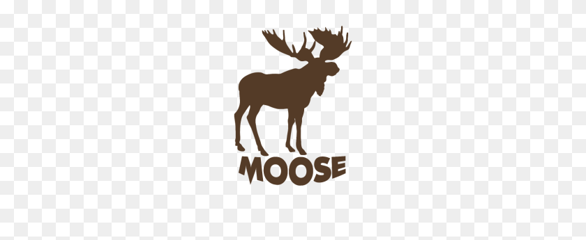 190x285 Moose Silhouette Funny Tshirt - Moose Silhouette PNG