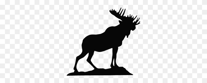300x280 Moose Silhouette Png Png Image - Moose Silhouette PNG