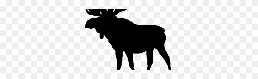 300x200 Moose Silhouette Png Png Image - Moose Silhouette PNG