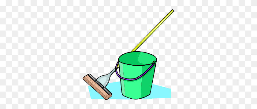 300x297 Mop And Bucket - Mop PNG
